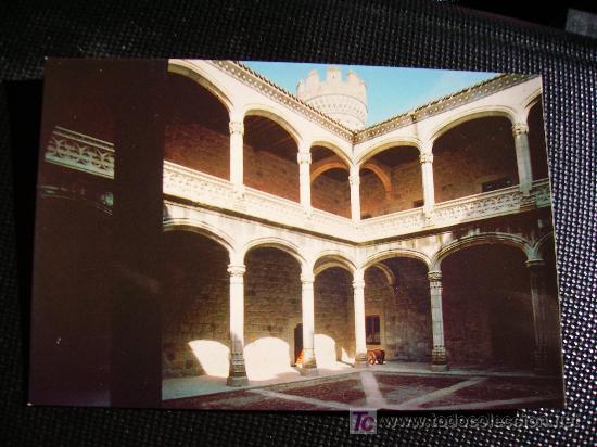 Postkarten: castillo de manzanares el real,arquerias de las dos plantas