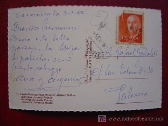 Postales: PUERTO NAVACERRADA, MADRID - Foto 2