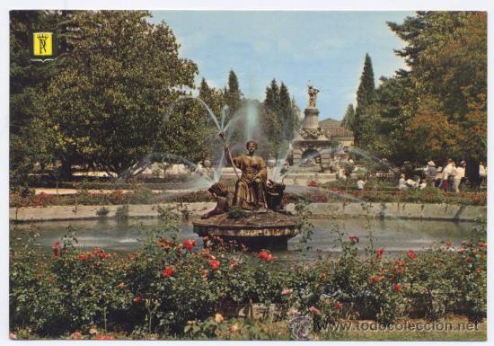 Postais: POSTAL ARANJUEZ (MADRID) - JARDIN DE LA ISLA - ESCUDO DE ORO 1972