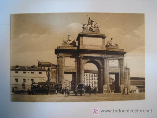 Postales: MADRID: PUERTA DE TOLEDO (PALOMEQUE) - Foto 1