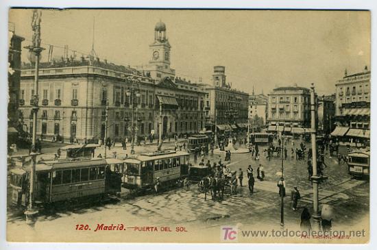 Postales: MADRID , PUERTA DEL SOL, LACOSTE , P28610 - Foto 1