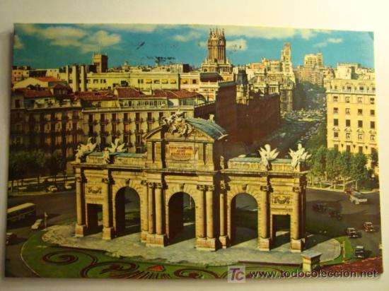 Postales: MADRID, PUERTA DE ALCALA - Foto 1