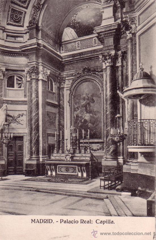 Postales: MADRID - HAE - PALACIO REAL - CAPILLA - Foto 1