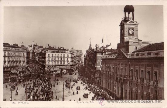 Postales: MADRID - INFONAL 26 - PUERTA DEL SOL - Foto 1