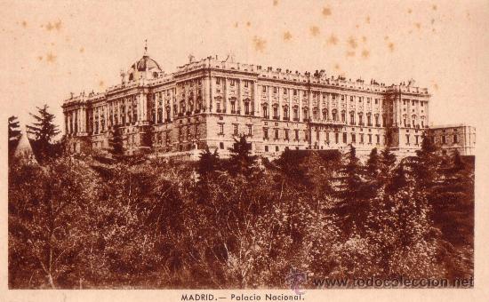 Postales: MADRID - PALACIO NACIONAL - Foto 1