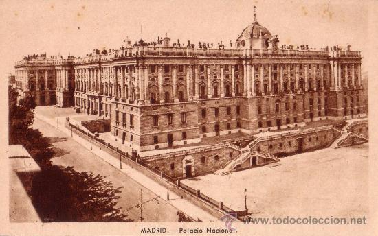 Postales: MADRID - PALACIO NACIONAL - Foto 1
