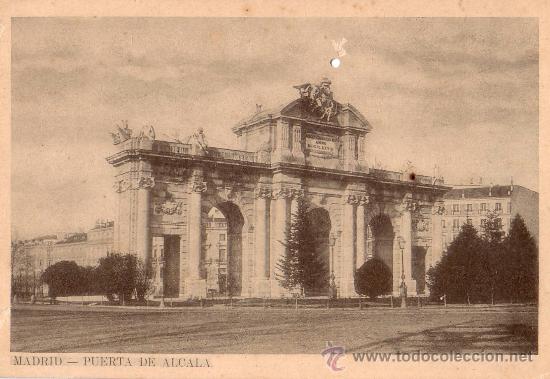 Postales: MADRID - PUERTA DE ALCALA - Foto 1