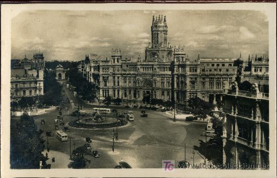 Postais: TARJETA POSTAL DE MADRID.CIBELES Y CASA CORREO. HELIOTIPIA ARTISTICA ESPA&Ntilde;OLA