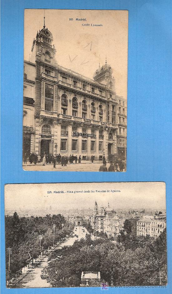 Postales: 2 POSTALES MADRID C. 1900 - Foto 1