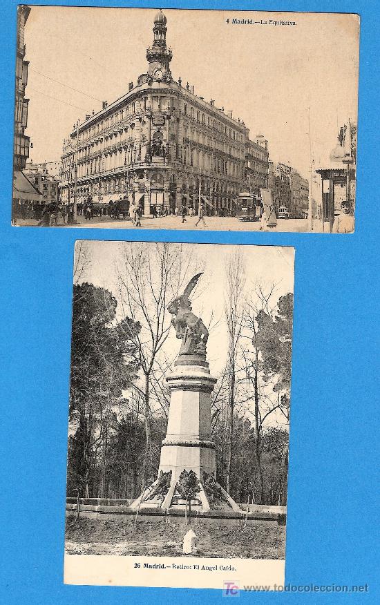 Postales: 2 POSTALES MADRID C. 1900 - Foto 1
