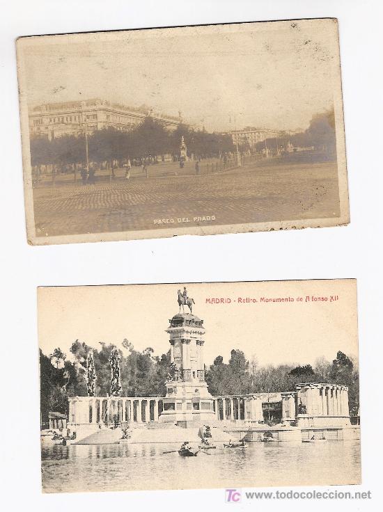 Postales: 2 POSTALES MADRID C. 1900 - Foto 1
