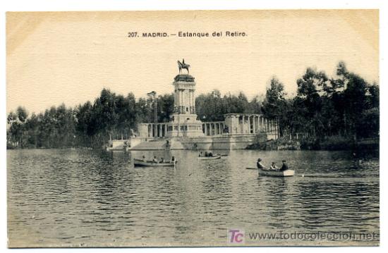 Postales: MADRID, ESTANQUE DEL RETIRO,     P24917 - Foto 1