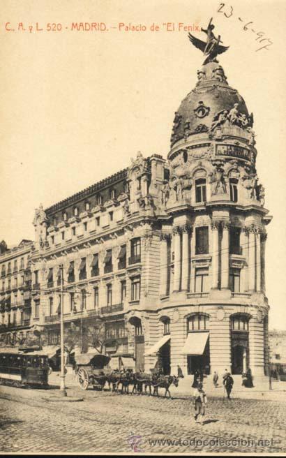 Postales: N&ordm; 1412 POSTAL MADRID PALACIO DE EL FENIX - Foto 1