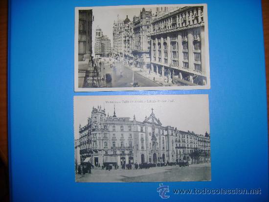 Postales: 6 POSTALES ANTIGUAS DE MADRID - Foto 1