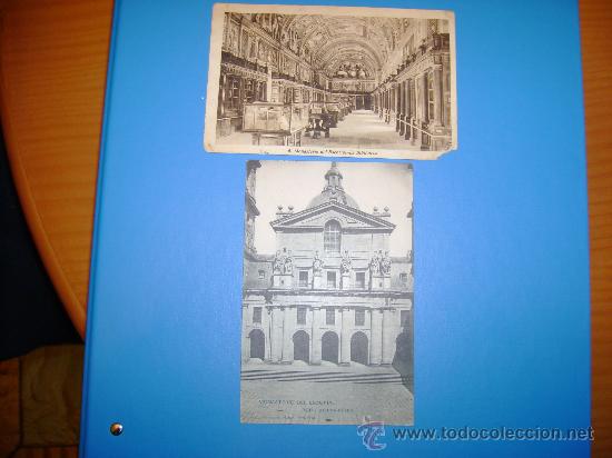 Postales: 4 POSTALES ANTIGUAS DEL ESCORIAL - Foto 2