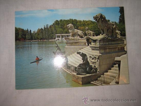 Cartoline: 174.-MADRID PARQUE DEL RETIRO.MONUMENTO A ALFONSO XII.FRAGMENTO