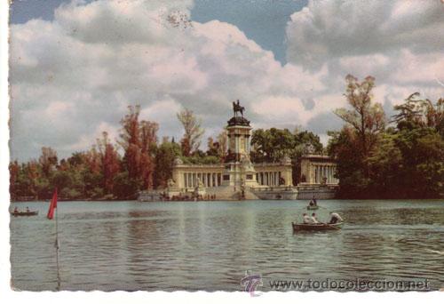 Postales: N&ordm; 4444 POSTAL MADRID PARQUE DEL RETIRO - Foto 1