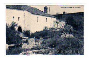 Postales: Provincia de Madrid. Guadarrama. En el molino. Hauser y Menet. Sin circular.