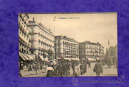 Postales: POSTAL  DE MADRID      PUERTA DEL SOL - Foto 1