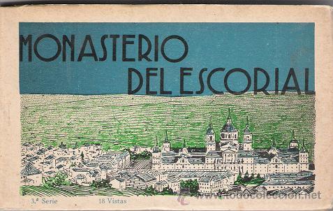 Postales: 3100 - INTERESANTE CARTERA -18 POSTALES ARTE DEL MONASTERIO DEL ESCORIAL