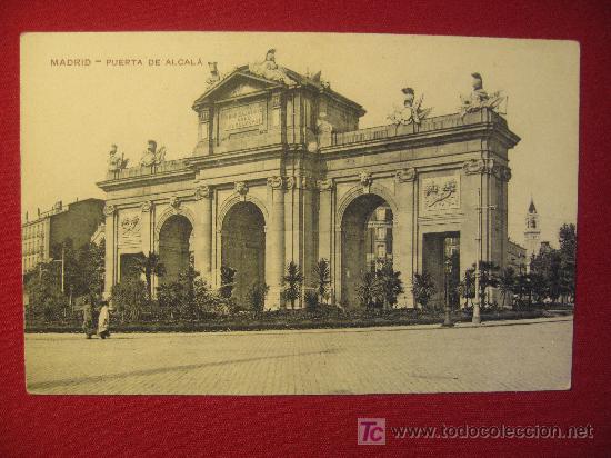 Postales: MADRID - PUERTA DE ALCALA - Foto 1