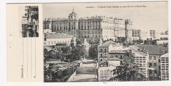 Postais: 5160 - ANTIGUA POSTAL CON ACUSE DE ENVIO - PALACIO REAL DEL CUARTEL DE LA MONTA&Ntilde;A-FOTOGRAF&Iacute;A LACOSTE