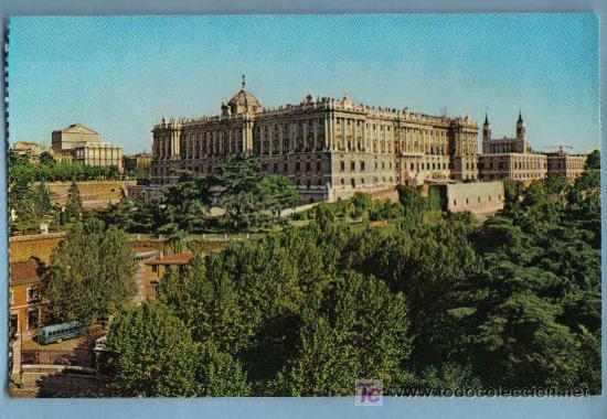 Postales: MADRID. PALACIO DE ORIENTE. EDICIONES BERGAS - Foto 1
