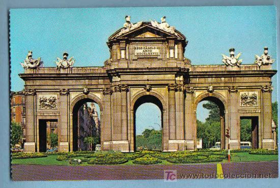 Postales: MADRID. PUERTA DE ALCALA. EDICIONES BERGAS - Foto 1