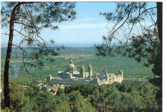 Postkarten: SAN LORENZO DEL ESCORIAL. MADRID.PANORAMICA DEL MONASTERIO.  SIN CIRCULAR