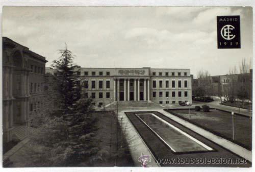 Postales: Foto tama&ntilde;o postal edificio Madrid CTE 1959 - Foto 1