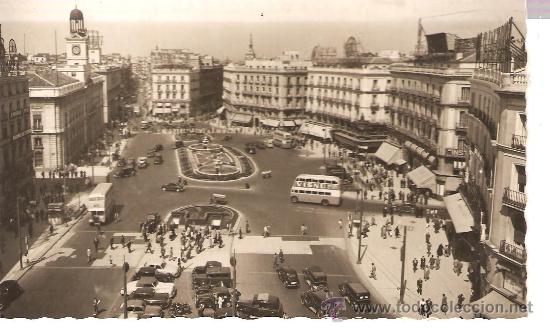 Postales: MADRID - PUERTA DEL SOL  -  POSTAL CIRCULADA - Foto 1