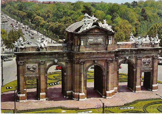 Postales: MADRID - PUERTA DE ALCALA - - Foto 1