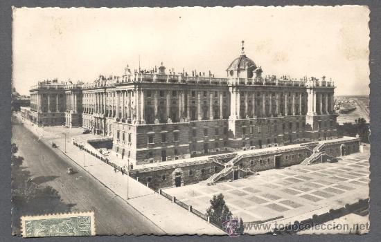 Postales: MADRID PALACIO REAL - Foto 1