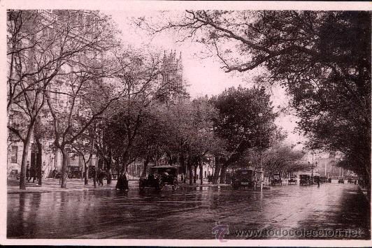 Postales: MADRID : Paseo de REcoletos - Foto 1
