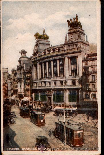 Postales: MADRID : Banco de Bilbao - Foto 1
