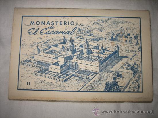 Cartes Postales: MONASTERIO DE EL ESCORIAL LIBRO CON 10 VISTA   EDICIONES ARRIBAS