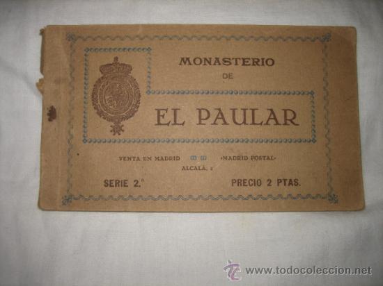 Postales: MONASTERIO EL PAULAR  SERIE 2 LIBRO CON OCHO POSTALES - Foto 1