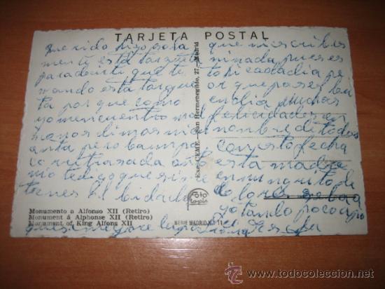 Postales: MONUMENTO A ALFONSO XII (RETIRO) - Foto 2