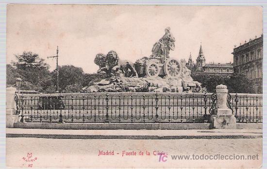 Postales: Madrid.- Fuente de la Cibeles. - Foto 1