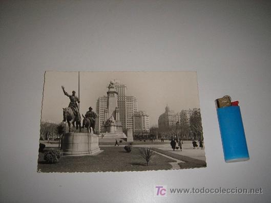 Postales: madrid plaza de espa&ntilde;a - Foto 1
