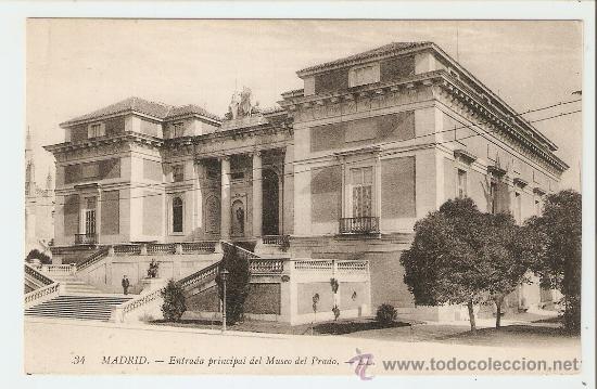 Postales: MADRID - ENTRADA PRINCIPAL DEL MUSEO DEL PRADO