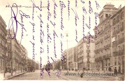 Postales: POSTAL MADRID AVDA. DE LA LEALTAD - Foto 1