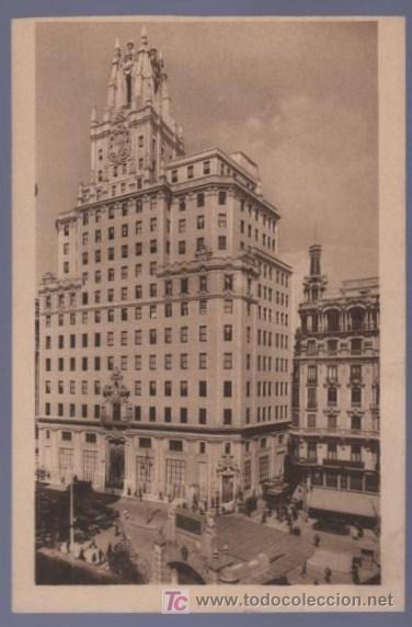 Postales: TARJETA POSTAL DE MADRID. EDIFICIO DE LA COMPA&Ntilde;IA TELEFONICA NACIONAL DE ESPA&Ntilde;A. 31. - Foto 1