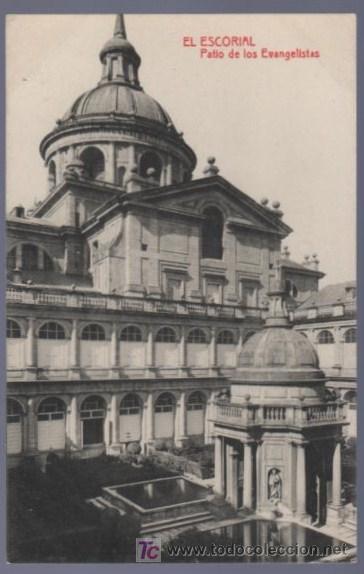 Cartoline: TARJETA POSTAL DEL MONASTERIO DEL ESCORIAL. PATIO DE LOS EVANGELISTAS.