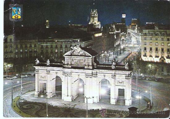 Postales: POSTAL DE MADRID - CIRCULADA CON SELLO - Foto 1