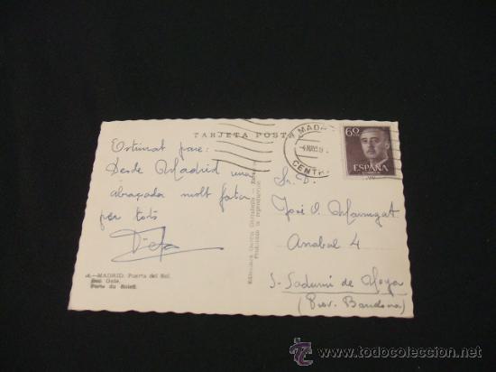 Postales: TARJETA POSTAL - MADRID - PUERTA DEL SOL - Foto 2