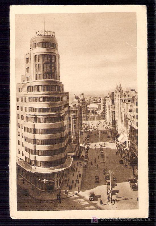 Postales: TARJETA POSTAL DE MADRID. N&ordm; 30. AVENIDA DE EDUARDO DATO Y EDIFICIO CARRION. - Foto 1