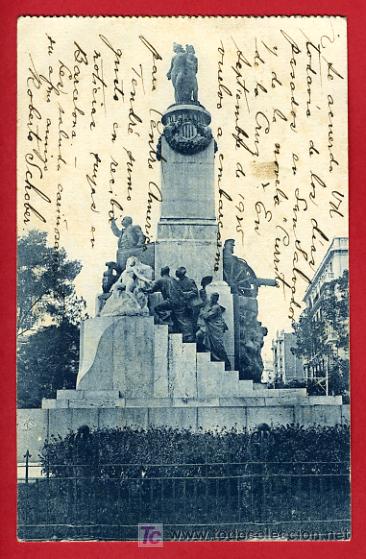 Postales: MADRID, MONUMENTO A CASTELAR,   P33333 - Foto 1