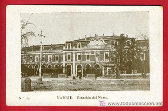 Postales: MADRID, ESTACION DEL NORTE,   P33349 - Foto 1