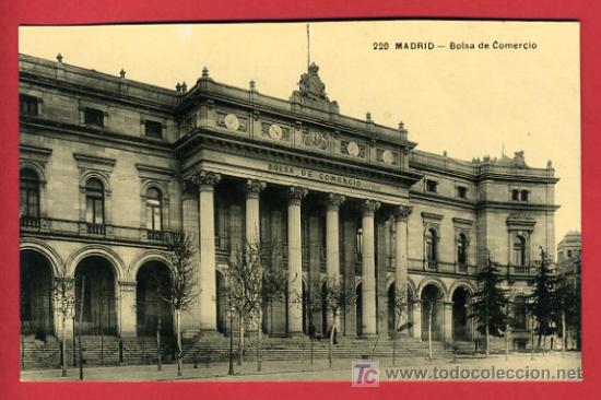 Postales: MADRID, BOLSA DE COMERCIO,   P33365 - Foto 1
